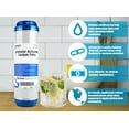 thumbnail image 2 of Granular Activated Carbon GAC Water Filter Cartridge Standard 2.5 x20" 10 Micron 2 pack, 2 of 2