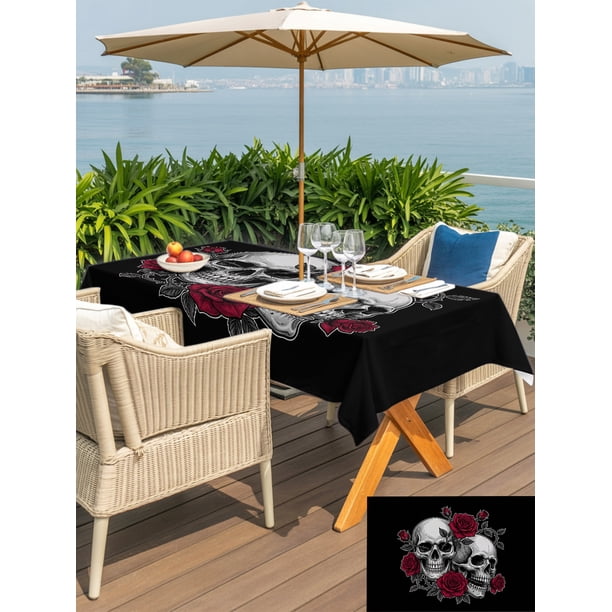 halloween patio umbrella Tablecloth with Hole and Zipper Boo Black Cats Round Outdoor Tablecloths 54 Inch Table Cloths Ghosts Pumpkin Bats Orange Table Cloth Cover for Holiday Party Picnic Garden 1 Iron + Polyester Fabric 10Ft(3M) Middle Column Umbrella Without Light Tan IdealHouse 10 ft Patio Umbrella Healvian Halloween Lace Parasol Umbrella