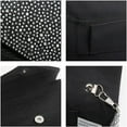 thumbnail image 2 of Ladies Frosted Satin Evening Clutch Purse Bag Crossbody Handbags Party Prom Wedding Envelope, 2 of 6