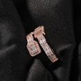 thumbnail image 3 of 14K Gold Open Geometric Moissanite Ring, Modern Design for Men, Ideal Birthday Gift for Men, 3 of 6