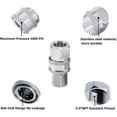 thumbnail image 4 of 2Sets NPT 3/8 Inch Stainless Steel Male and Female Power Washer Quick Disconnect Kit,Pressure washer quick connect fittings,(Internal Thread), 4 of 5