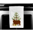 thumbnail image 3 of Carolines Treasures BB9348WTKT Merino Sheep Christmas White Kitchen Towel Set of 2 Dish Towels Teal 19 X 25" multicolor, 3 of 3