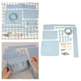 thumbnail image 5 of DIY Sewing Stitching Womens Leather Bag Complete Handbag Blue, 5 of 6