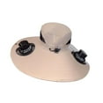 thumbnail image 4 of Sombrero de pescador con ventilador solar ajustable para exteriores, ligero y de ala ancha para hombre y mujer Caqui, 4 of 9