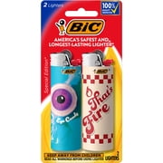 BIC 2-Pack Special Edition Maxi Pocket Lighter