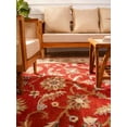 thumbnail image 5 of Rugsotic Carpets Hand Tufted Wool Eco-Friendly Area Rugs - 10'x13', Rectangle, Red Beige, Modern Contemporary Design, High Pile Handmade Anti Skid Rugs for Living Room, Bed Room (K00106), 5 of 11