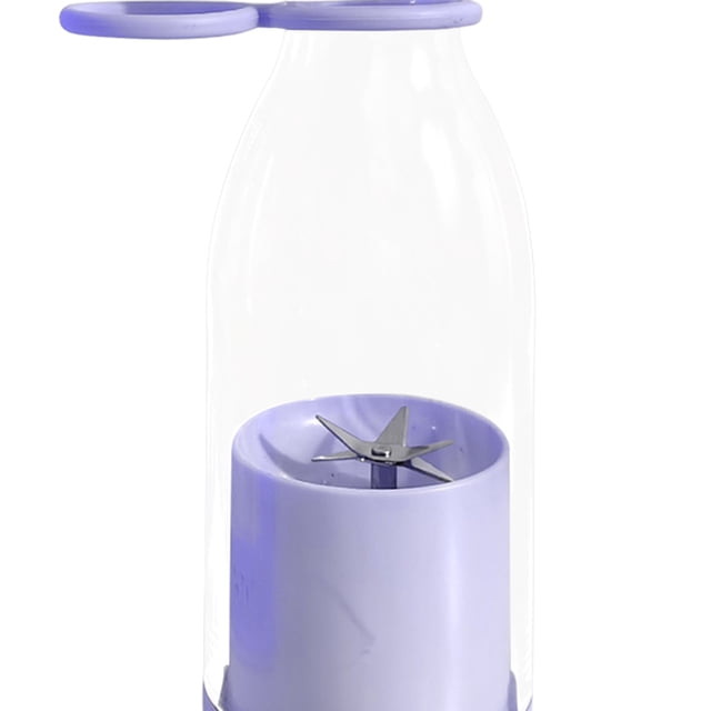 Copa Exprimidor De Frutas Mezclador de frutas eléctrico a prueba de fugas para cocina casera (380ML púrpura) Ndcxsfigh Libre de BPA