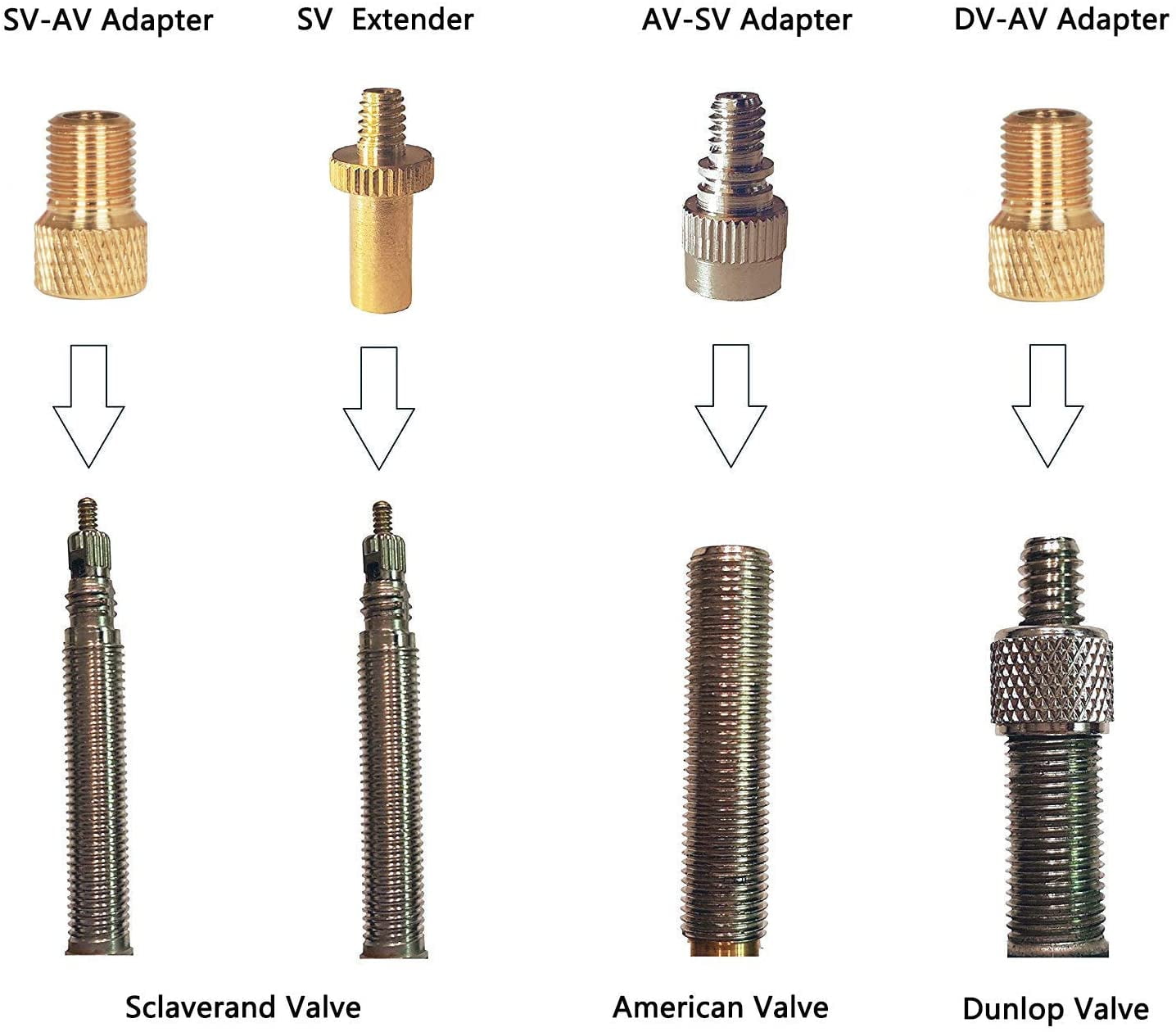 Bicycle Valve Adapter Bicycle Valve 