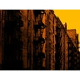 thumbnail image 2 of Pica, Jeff 32x25 Black Ornate Wood Framed with Double Matting Museum Art Print Titled - Fire Escapes, 2 of 4