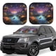 thumbnail image 1 of Balery Magical Bees Twilight River Parasol para parabrisas de coche de 2 piezas | Parasol plegable para parabrisas delantero de coche para la mayoría de sedanes-Medium, 1 of 6
