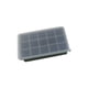 thumbnail image 1 of Molde para hacer cubitos de hielo Wosthever de silicona gris con 15 rejillas, 1 of 6