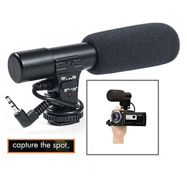 Professional Mini Condenser Microphone For Canon Vixia Hf G10 G20 G30 S30 Walmart Com Walmart Com