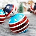 thumbnail image 4 of Juego de 12 bolas para el día de la independencia de 8 cm, colgante de árbol de Navidad, bolas decor Tomshoo Tipo 2, 4 of 7