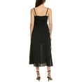 thumbnail image 2 of Nation LTD womens  Peppa Ruched Linen-Blend Sundress, m, Black, 2 of 3