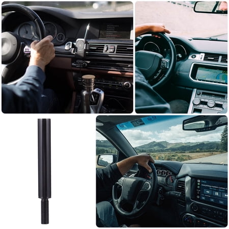 Phenofice Handle Extension Gear Operation Car Gear Lever Black 1Pcs