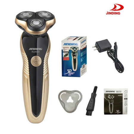 iMeshbean JInding Rotary 3D Rechargeable Washable Men's Cordless Electric Shaver Razor