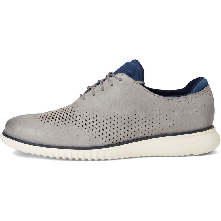 COLE HAAN 2.ZEROGRAND LASER WINGTIP MEN SHOES - Sea Stone 