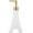 White, variant on WEAVILUX Liquid Soap Dispenser Eiffel Tower Soap Dispenser Silver Ceramic 1Pack