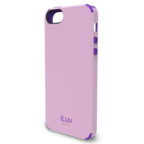 iLuv Coque ICA7H321PNK pour Apple iPhone 5 (Rose/violet)