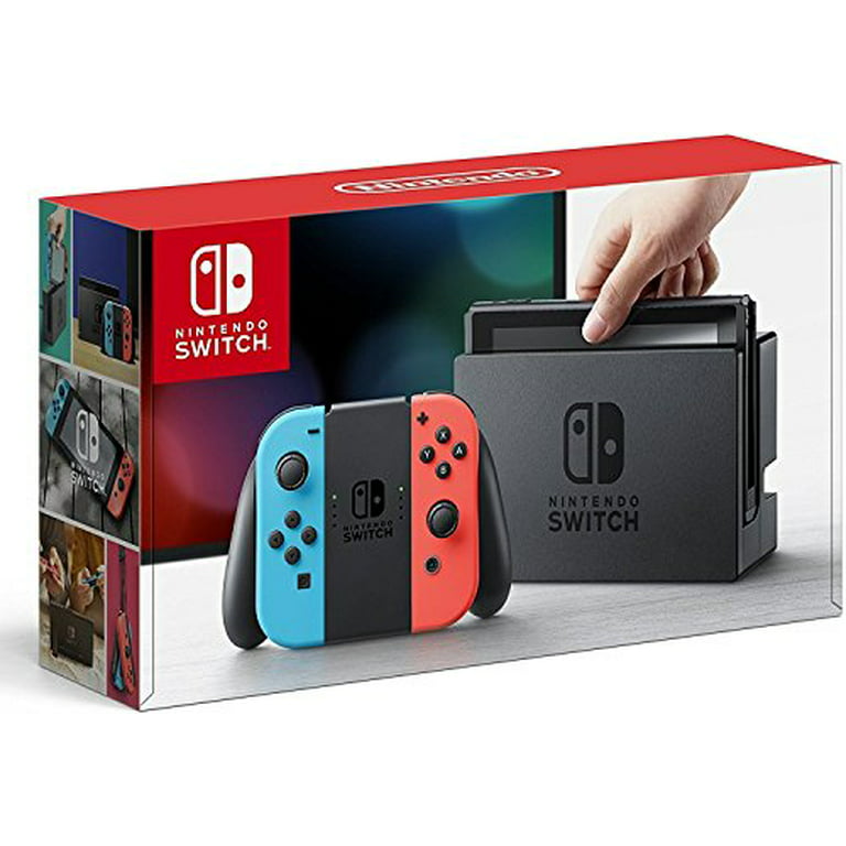 Nintendo Switch Bundle (10 items): 32GB Console Blue and Red Joy-con, 128GB SD Card, Nintendo Joy-Con (L/R) Wireless Controllers Yellow, 5 Game Discs, Type C Cable, HDMI Cable - Walmart.com
