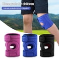 thumbnail image 1 of 1Pc Youth Kids Knee Brace Patella Stabilizer with Adjustable Fastener Tape Soft Non-Slip Design Knee Support Strap Royal Blue,Royal Blue, 1 of 7
