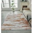 thumbnail image 2 of Amazing Rugs, LLC. "Zara Contemporary" Washable Super Soft Area Rug with Abstract Design Gray/Brown/Rust 3' x 5' Abstract 0.76 - 1 inch Stain, 2 of 7