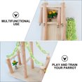 thumbnail image 4 of Shisuyan Parrot Stand Rack Khaki 1 Set 11.79X6.29X10.81 In, 4 of 8