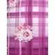 thumbnail image 4 of Vestido de Talla Extra a Cuadros de Cintura Imperio con Estampado Floral de Talla Grande Rosegal  Vestidos casuales de talla grande, 4 of 5
