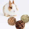 thumbnail image 2 of fastboy 9x Brown Promote Digestion And Health Natural Willow Branch Ball For Small Animals Fun Toys, 2 of 6