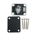 thumbnail image 4 of Electric Guitar Neck Backing Plate Bass Neck Strength Connect Board Joint Plate Silvera, 4 of 9