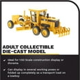 thumbnail image 3 of Diecast Masters Caterpillar 140H Motor Grader, Core Classics Series Cat Trucks & Construction Equipment | 1:50 Scale Model Diecast Collectible Model 85030C, 3 of 8