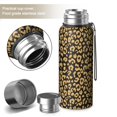 thumbnail image 2 of Leopard Print 20oz Stainless Steel Thermal Bottle with Tea Filter and Cup Lid, Vacuum Insulated Coffee Mug with 316L Inner Liner, Leakproof Travel Thermos for Office, Commute & Outdoor, 2 of 6
