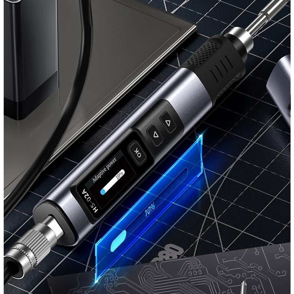 Hs-02A Smart Electric Soldering Iron Kit Portable Digital Pd100W Adjustable Constant Temperature Fast Heating Repair Tool