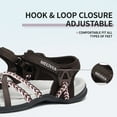 thumbnail image 4 of MEGNYA Hiking Sandals for Women, Comfortable Walking Sandals Hook Loop Strap, Sports Lightweight Slides, 4 of 8