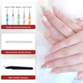 thumbnail image 5 of CCOCC 3 Pcs 110Ml Clear Glue with Precision Tip,Bedazzling Glue,Rhinestone Glue Set,Craft Glues with 5-Point Pen Tool,Crayon,And Tweezers,Craft Glue for Nails,Jewelry,Shoes, 5 of 8
