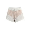 thumbnail image 5 of Celebrity Pink Women’s Crochet Cover-Up Shorts, 2'' Inseam, Sizes XS-2XL, 5 of 5