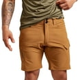 thumbnail image 2 of TRUEWERK T1 WerkShort Men's Lightweight, Moisture Wicking, 4-Way Stretch Work shorts Sand, 2 of 9