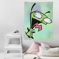 thumbnail image 5 of Invader Zim Gir Tapestry Luxury Wall Hanging Tapestries Decoration For Living Room Bedroom Dormitory Mural Blanket Wall Art Tapestry, 5 of 8