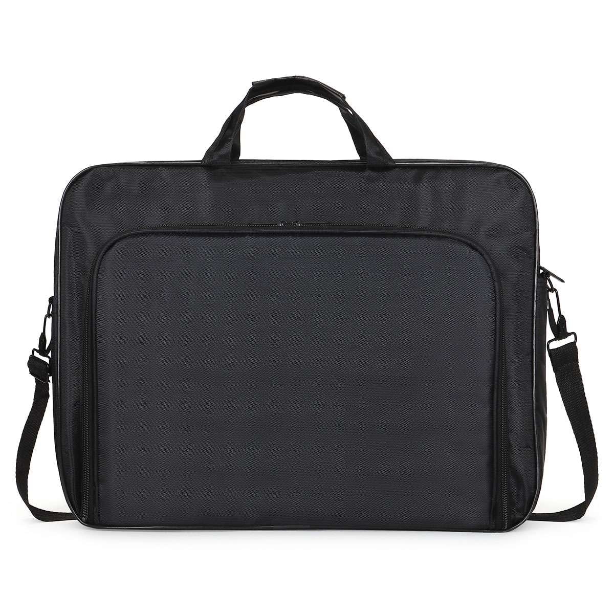 Spencer 15 Inch Laptop Shoulder Bag Laptop Sleeve Case Compatible with MacBook Pro/HP/Dell/Acer Aspire, Waterproof Messenger Carrying Computer Bag Briefcase, Black
