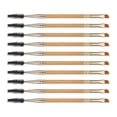 thumbnail image 4 of Juego de 10 brochas para cejas con cabeza de doble punta, brochas de maquillaje cosméticas, herramienta separadora de pestañas de tamaño de viaje para, 4 of 9
