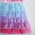 thumbnail image 5 of YTDSCS Kids Toddler Tutu Dress for Girls Scale Tulle Princess Dresses for Baby Little Girls Mesh Birthday Party Outfit 3-7T, 5 of 9