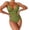 Green, variant on Sngxgn Women Ruffle Swimsuits Ruched Tummy Control Bathing Suits(Yellow,L)