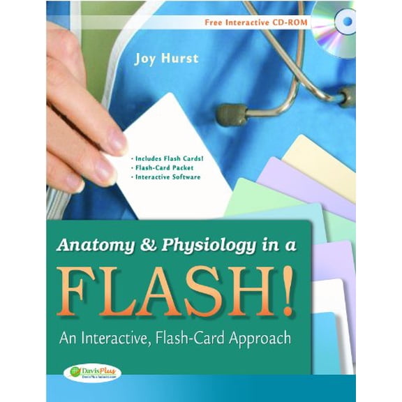 Pre-Owned Anatomy & Physiology in a Flash! Book & Flash Cards: An Interactive, Flash-Card Approach [With CDROM and Flash Cards] (Paperback) 0803623615 9780803623613