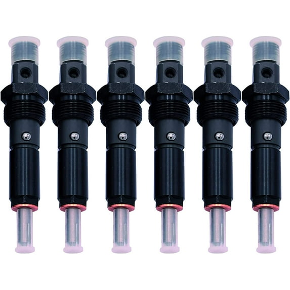 Seapple New 6pcs Fuel Injector Assembly 3863633 0432131697 Compatible with Cummins 6BTAA Diesel Engine