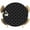 Black, variant on Round Table Cover 55-60 Inch Black Morocco Waterproof Reusable Table Cloth Round Fitted Vinyl Tablecloth with Elastic Edged for Parties Outdoors, Geometric Leaf Diamond Lattice Abstract