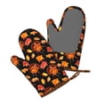 thumbnail image 5 of Hirioo Thanksgiving Turkey 1 for Silicone Oven Mitts for BBQ, Baking, Cooking, Set of 2, Heat Resistant 260℃, Non-Slip Kitchen Essentials, 5 of 6