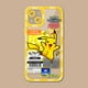 thumbnail image 1 of Lujosa funda transparente suave de Pokemon para iPhone 14 11 Pro Max 13 12 Mini XR XS X 8 7 6 6S Plus SE 2020, carcasa de silicona a prueba de golpes Fivean unisex, 1 of 2