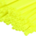 thumbnail image 2 of Wosthever Protector de radios para rueda de motocicleta, 72 Uds., cubiertas de piel, tubo para Motocross, accesorios geniales para bicicleta, 8 colores, Ciclismo amarillo fluorescente Wosthever OD2876-04, 2 of 6