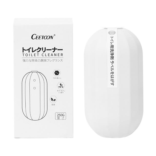 Fiudx Limpiador Automático de Inodoros, Solución Desodorante Microporosa, Frescura Que Dura 4 Meses, Potente Capacidad para Eliminar Manchas, Práctico para El Baño Doméstico, Eliminación Diaria de Ol