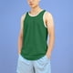 thumbnail image 4 of pstuiky Camiseta sin mangas para hombre, Camiseta deportiva de tirantes con cuello redondo, transpirable, informal, de color liso, para hombre Camisas de hombre l, 4 of 8
